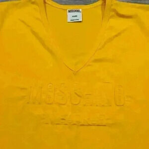 Moschino Mare Vintage Made in Italy Short Sleeve T Shirt Sz 44 Designer Classic